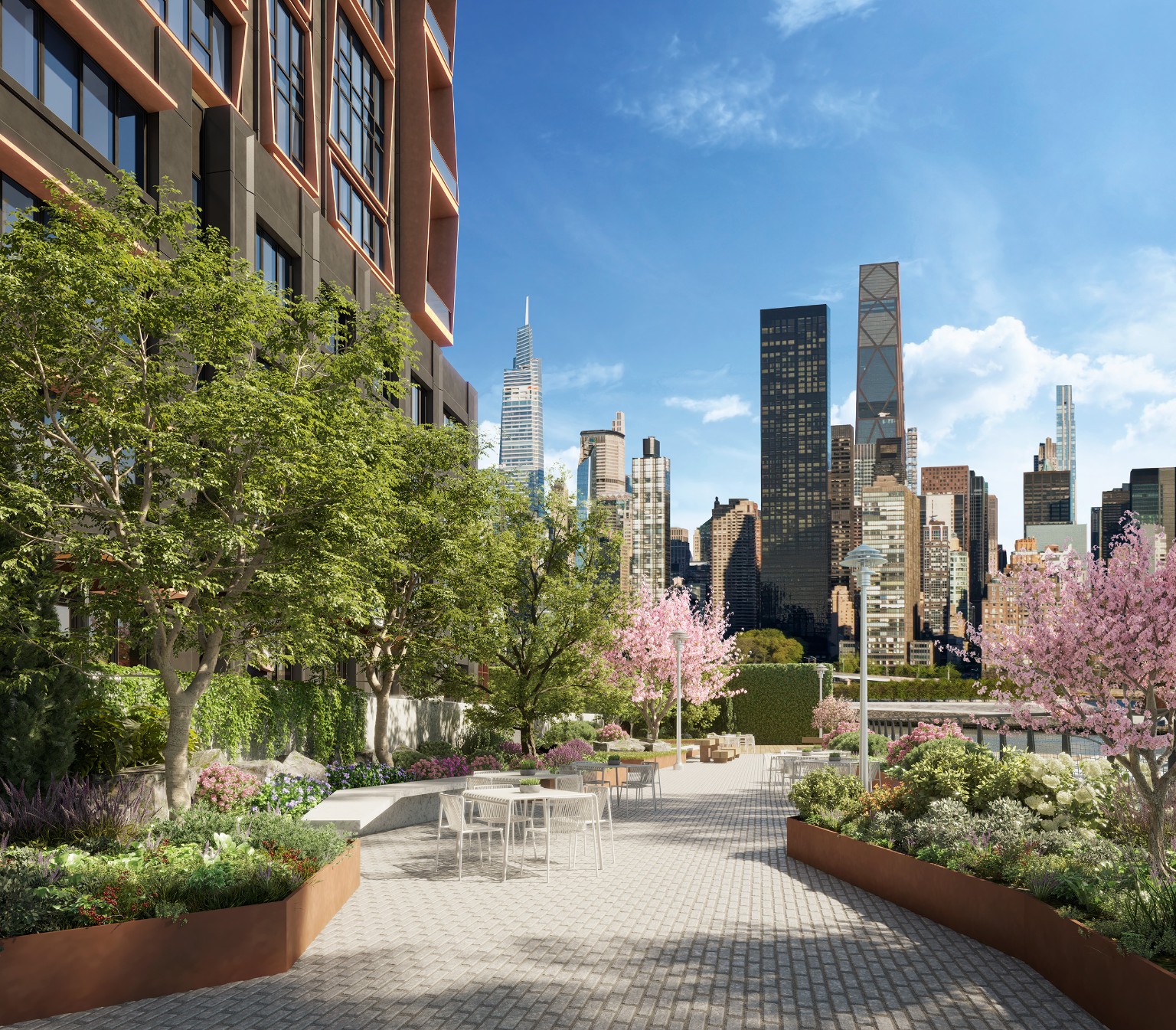 Paragon LIC waterfront garden